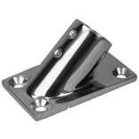 SeaDog Rail Base Fitting Rectangular Base 45 Degree 316 Stainless Steel 314 X 178 1 Od-small image