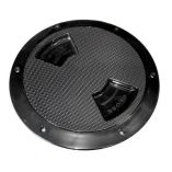 SeaDog Textured Quarter Turn Deck Plate Black 6-small image