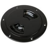 SeaDog QuarterTurn Smooth Deck Plate WInternal Collar Black 4-small image