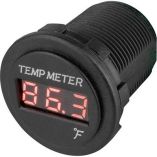 SeaDog Round Red Led Temperature Meter-small image