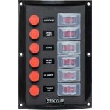 SeaDog Splash Guard Switch Panel Vertical 6 Switch-small image
