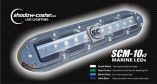 ShadowCaster Scm10 Led Underwater Light W20 Cable 316 Ss Housing Great White-small image