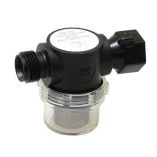 Shurflo By Pentair Swivel Nut Strainer 12 Pipe Inlet Clear Bowl-small image