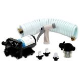 Shurflo By Pentair Blasterii Washdown Kit 12vdc, 35gpm W25 Hose, Nozzle, Strainer Fittings-small image