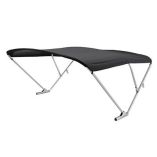 Sureshade Power Bimini Clear Anodized Frame Black Fabric-small image