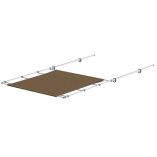 Sureshade Ptx Power Shade 51 Wide Stainless Steel Toast-small image