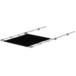 Sureshade Ptx Power Shade 51 Wide Stainless Steel Black-small image