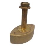 SiTex Bronze Stem ThruHull HighFrequency Chirp Transducer 1kw 130 210khz-small image