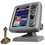 SiTex Cvs126 Dual Frequency Color Echo Sounder W600kw ThruHull Transducer 170050200tCx-small image