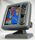 SiTex Cvs126 Dual Frequency Color Echo Sounder W600kw ThruHull Tranducer 30750200tCx-small image