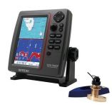 SiTex Svs760cf Dual Frequency ChartplotterSounder W Navionics Flexible Coverage Bronze ThruHull Triducer-small image