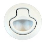 Southco Flush Pull Latch Pull To Open NonLocking White Plastic-small image