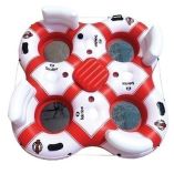 Solstice Watersports Super Chill 4Person River Tube WCooler-small image
