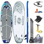 Solstice Watersports 16 Maori Giant Inflatable StandUp Paddleboard WLeash 4 Paddles-small image