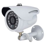 Speco HdTvi 2mp Color Waterproof Marine Bullet Camera WIr, 10 Cable, 36mm Lens, White Housing-small image