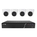 Speco 4 Channel Nvr Kit W4 Outdoor Ir 5mp Ip Cameras 28mm Fixed Lens, 1tb Kit Ndaa-small image