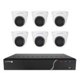 Speco 8 Channel Nvr Kit W6 Outdoor Ir 5mp Ip Cameras 28mm Fixed Lens 2tb-small image