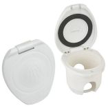 Scandvik Replacement White Cup Cap FRecessed Shower-small image