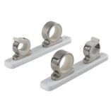 Taco 2Rod Hanger WPoly Rack Polished Stainless Steel-small image