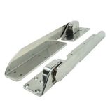 Taco Command Ratchet Hinges 1812 Polished 316 Stainless Steel Pair-small image