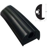 Taco Flex Vinyl Rub Rail Kit Black WBlack Insert 50 178 X 1116-small image