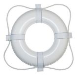 Taylor Made Foam Ring Buoy 30 White WWhite Rope-small image
