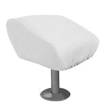 Taylor Made Folding Pedestal Boat Seat Cover Vinyl White-small image