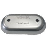 Tecnoseal Z406 Hull Plate Anode - Zinc - Anodes for Boats-small image