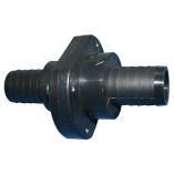 TH Marine Double Barb Inline Scupper Check Valve 118 Black-small image