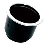 Tigress Black Plastic Cup Holder Insert WSs Ring On Top-small image