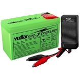 Vexilar 12v 12 Ah Max Lithium Battery WV420l Rapid Charger-small image