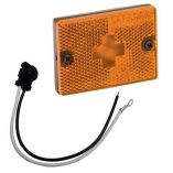 Wesbar Sidemarker Clearance Light W18 Pigtail Amber-small image