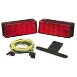 Wesbar 3 X 8 Waterproof Led Over 80 Trailer Light Kit-small image