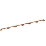 Whitecap Teak Handrail - 6 Loops - 63"L - Teak Outfitting Hardware-small image