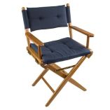 Whitecap DirectorS Chair WNavy Cushion Teak-small image