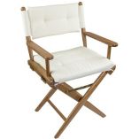 Whitecap DirectorS Chair WCream Cushion Teak-small image