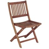 Whitecap Folding Chair Teak-small image