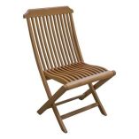 Whitecap Folding Deck Chair Teak-small image