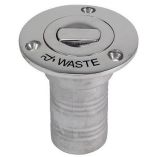 Whitecap Bluewater Push Up Deck Fill 112 Hose Waste-small image