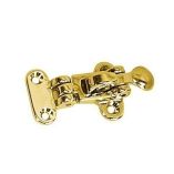 Whitecap Anti-Rattle Hold Down - Polished Brass - Marine Latches-small image