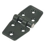 Whitecap Door Hinge - Black Nylon - 1-1/2" x 3" - Marine Hinges-small image