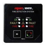 FireboyXintex Two Zone Detection Alarm Panel 258 Display 1224v Dc-small image