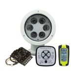 Acr Rcl50 Led White Searchlight WUrp103 Wired Point Pad, Urc104 Master Controller Urc103 Wireless Handheld Remote-small image