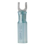 Ancor 16-14g #10 100 Pcs Spade Heat Shrink Connector Blue-small image