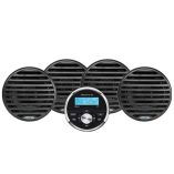 Aquatic Av Economy Gauge StereoSpeakers Kit Black-small image