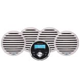 Aquatic Av Economy Gauge StereoSpeakers Kit White-small image