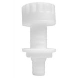 Attwood Plastic White ThruHull With Strainer 34 Inner Diameter-small image