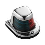 Attwood 1Mile Deck Mount, BiColor RedGreen Combo Sidelight 12v Stainless Steel Housing-small image