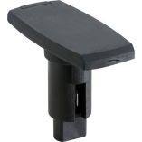 Attwood Lightarmor PlugIn Base 2 Pin Black Rectangle-small image
