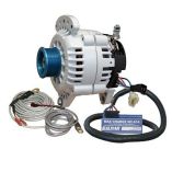 Balmar Alternator 120 Amp Kit 120v 315 Dual Foot Saddle J10 Pulley Regulator Temp Sensor-small image